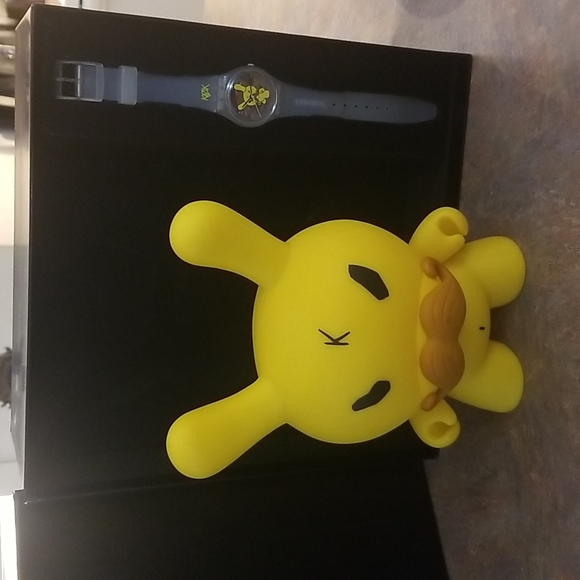 Swatch Accessories - Kidrobot x Swatch Watch & 8" Dunny Set
